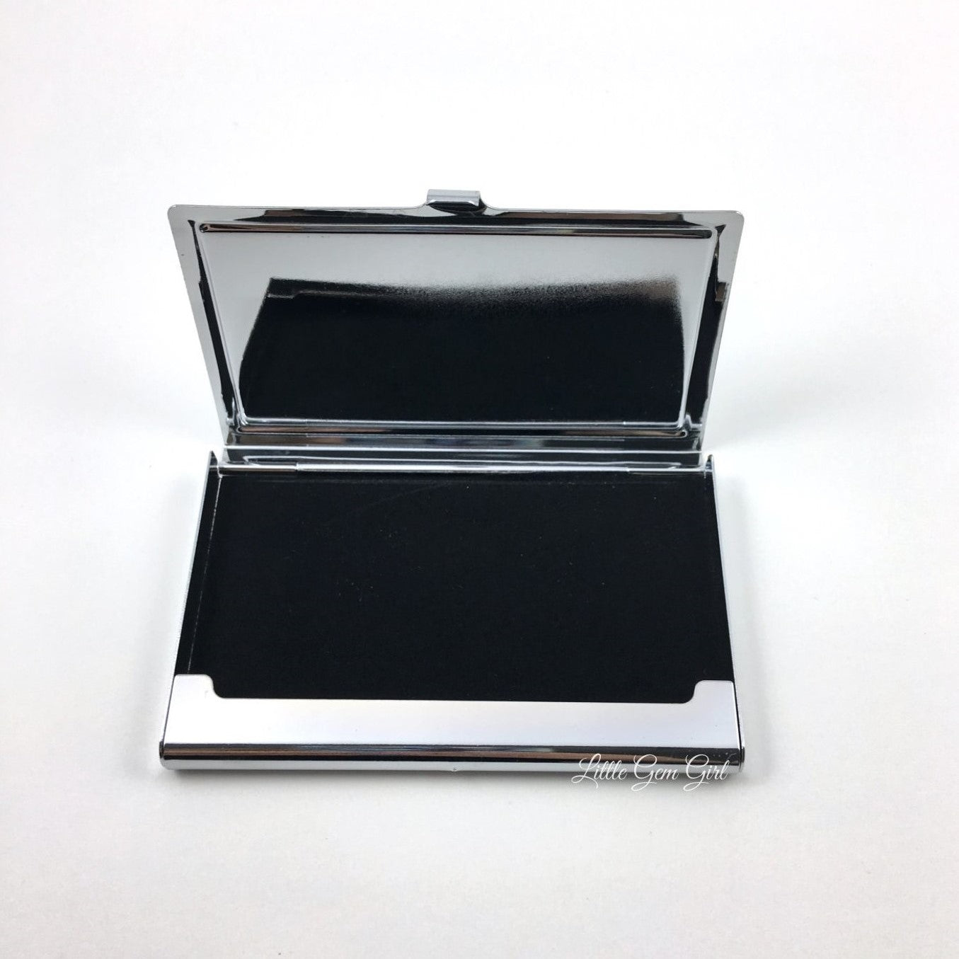 Business Card Holder Custom Engraved Stainless Steel Case with Your Name or Company Logo