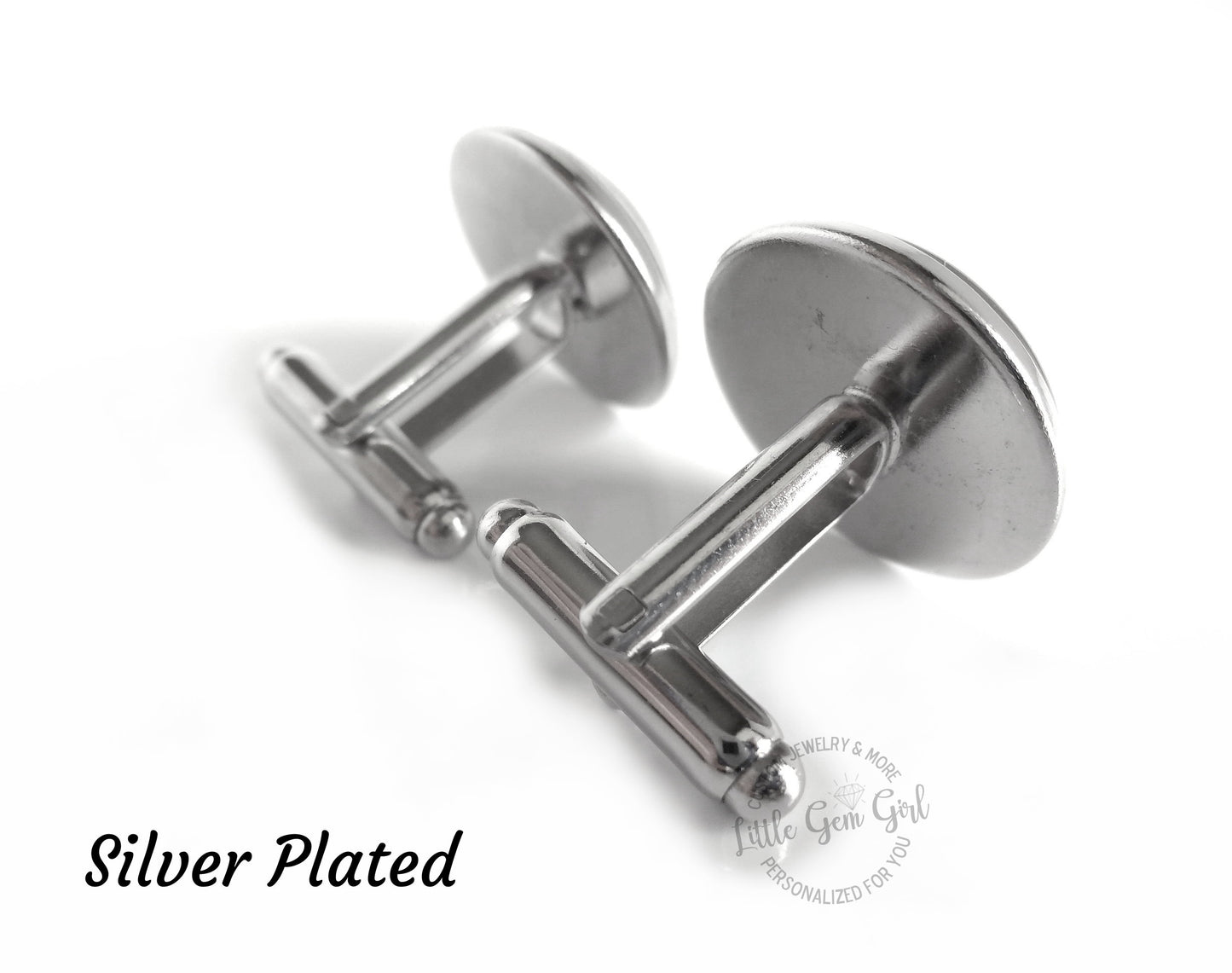 Map Cufflinks With Your Custom Location - World Map Cuff Links Featuring Your Special Coordinates