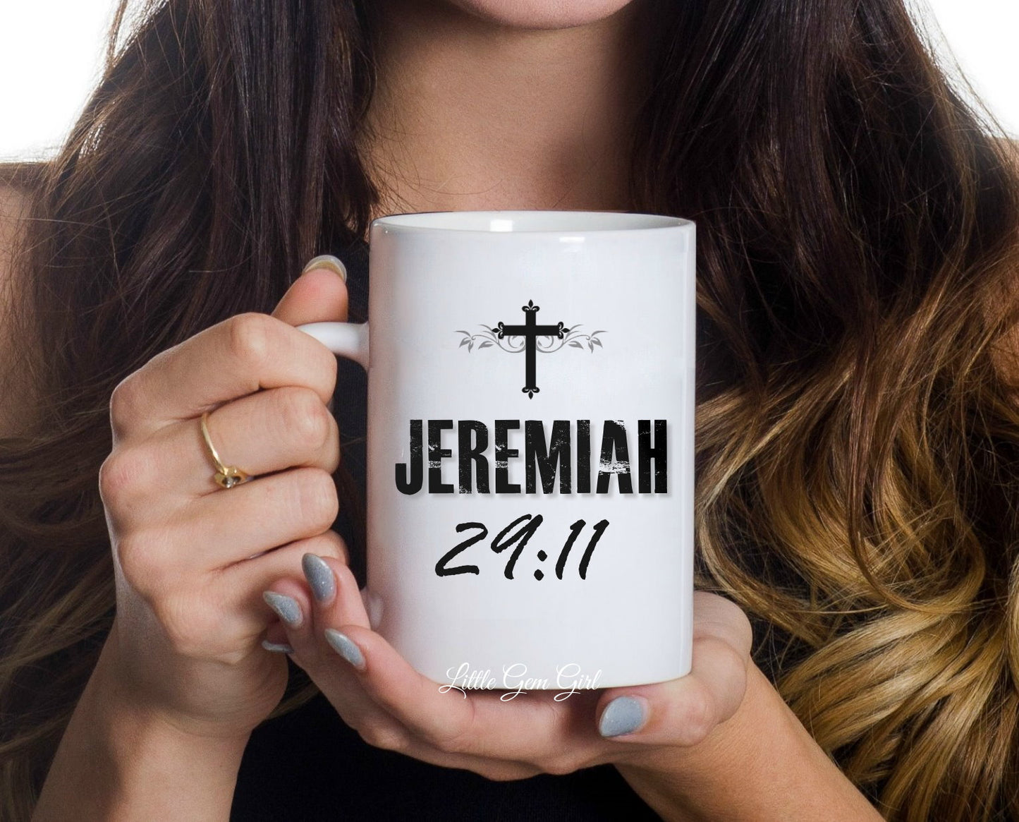 Personalized Bible Verse Coffee Mug - Customized 15oz Christian Coffee Cup With the Scripture of Your Choice
