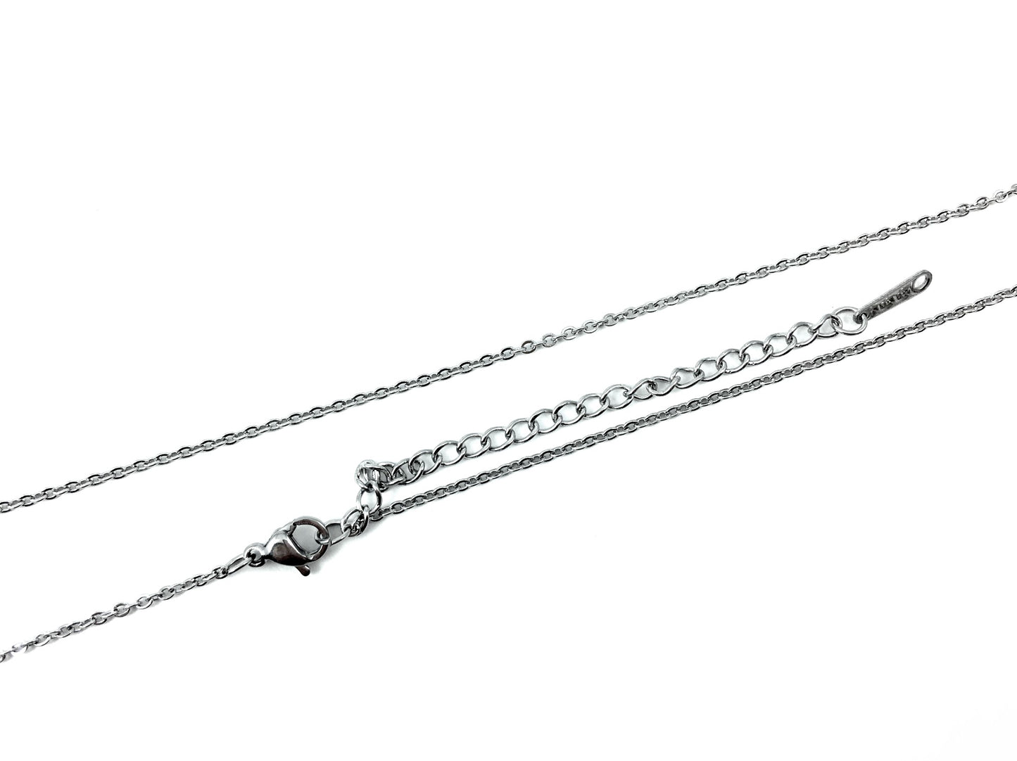 Custom Birth Moon Floating Locket Necklace - 1 to 4 Glow in the Dark Moon Phase Charms - Stainless Steel Lunar Jewelry