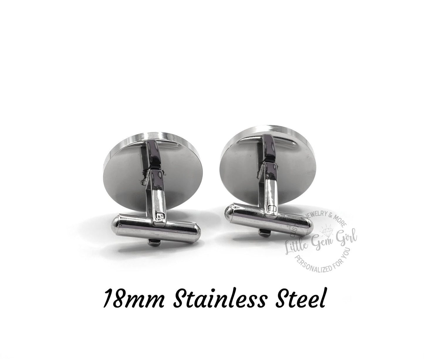 Map Cufflinks With Your Custom Location - World Map Cuff Links Featuring Your Special Coordinates