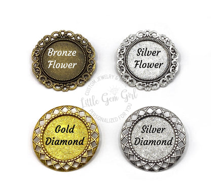 Mother of the Groom Wedding Brooch - Silver or Gold Boutonniere - Mom of the Groom Pin - 4 Brooch Options