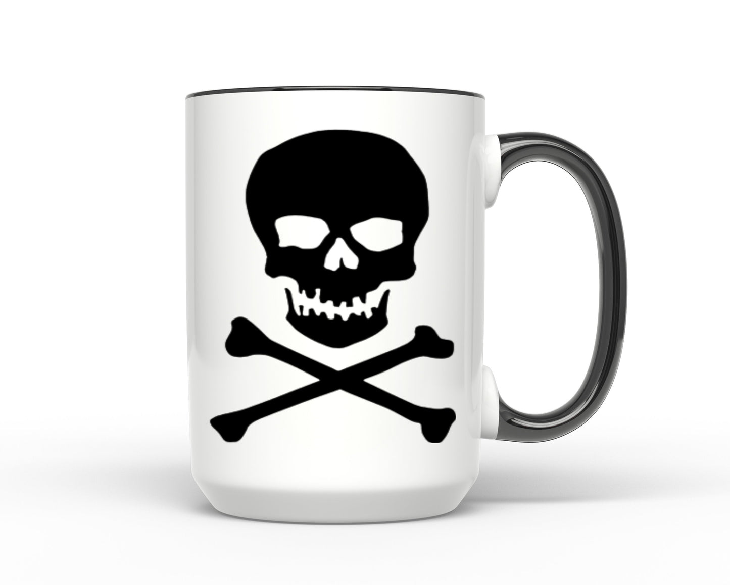 Skull and Crossbones Coffee Mug 15oz – Gothic Punk Rock Pirate Cup